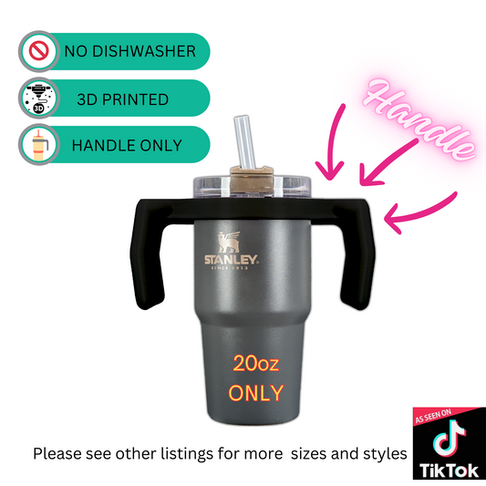 20oz Sippy Cup Handle Compatible With Stanley 20oz Tumbler - Improved Grip, Reduced Spills