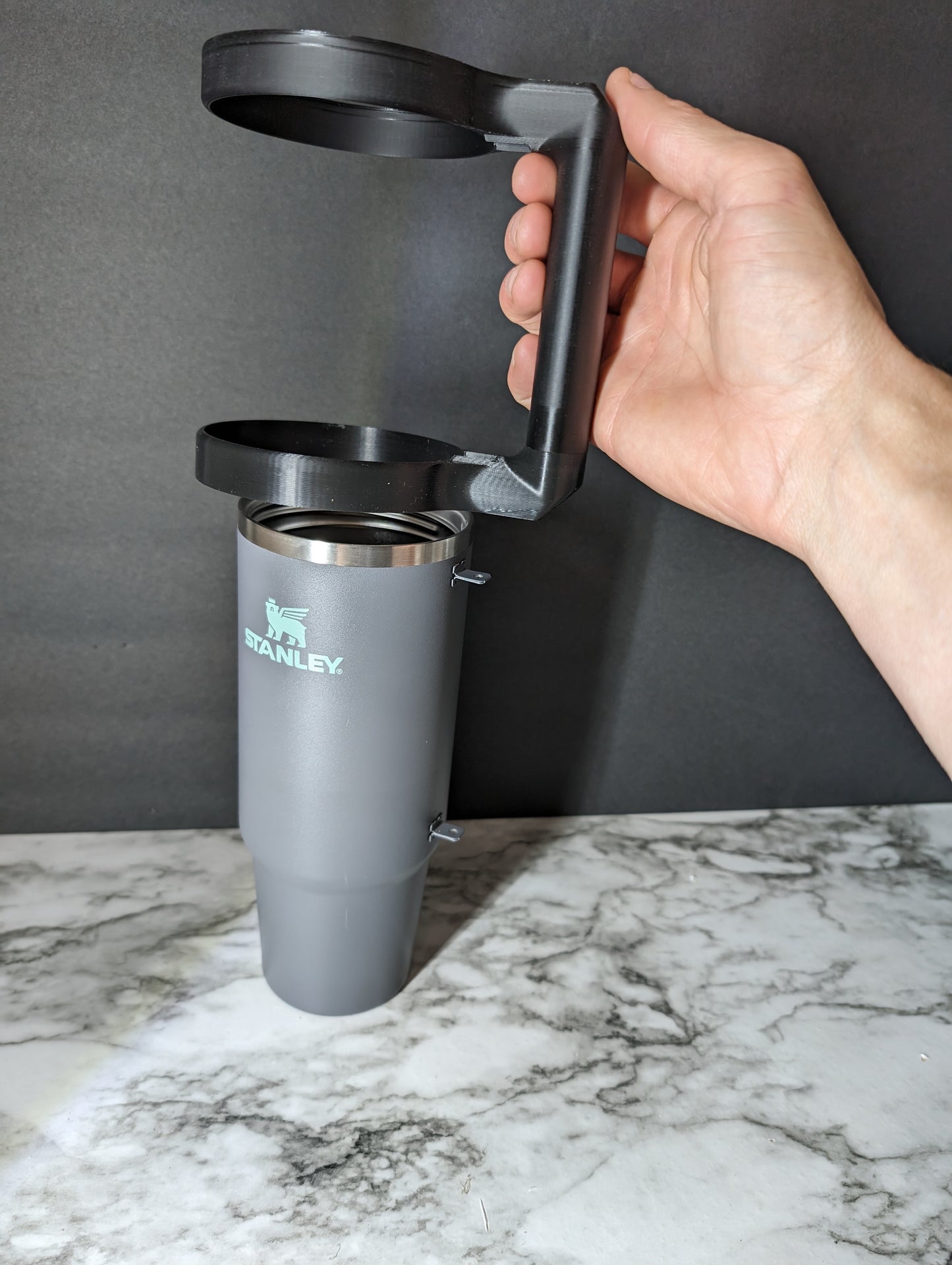 3D Printed Replacement Handle for 30oz Stanley Flowstate Quencher Tumbler