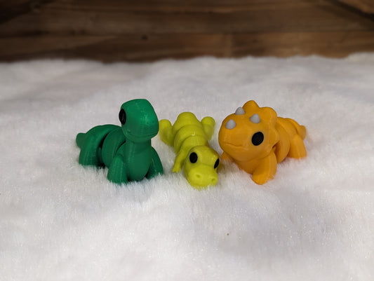 Playful Pals: 3D Printed Animal Fidget Set for Kids Pack of 3