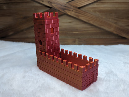 Compact 3D Printed Castle Dice Roller - Ideal for Game Enthusiasts