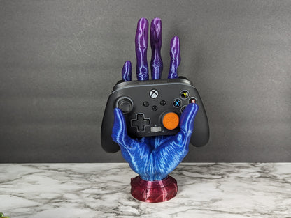 3D Printed Six-Fingered Alien Hand Controller Holder and Decoration compatible with Xbox or ps5