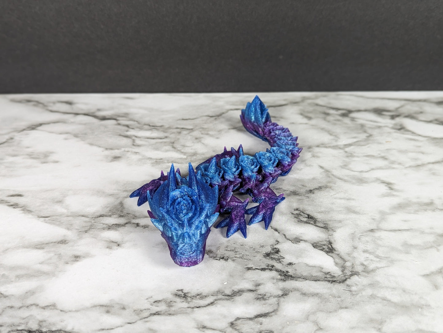 6-Inch Articulated Rose Dragon - Fantasy Creature