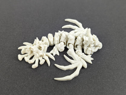 Skeleton Bone Dragon Articulated 5-Inch - Movable Joints, Fantasy Creature Collectible