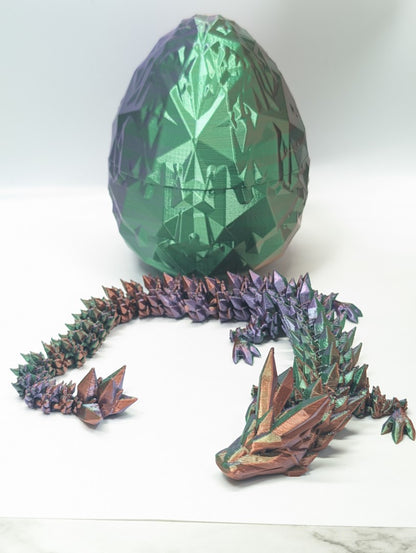 Dragon Eggs with 14" Crystal Dragon