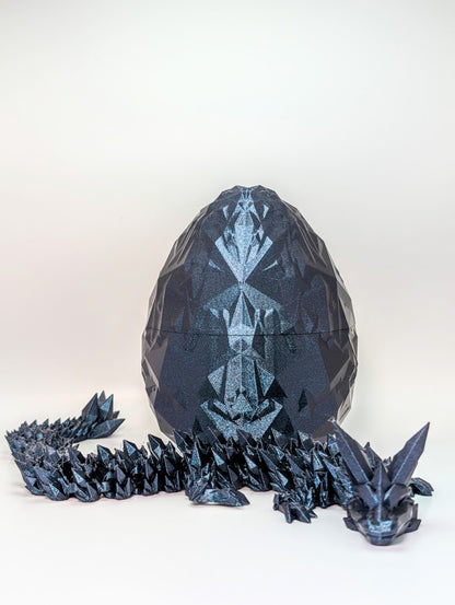 Dragon Eggs with 14" Crystal Dragon