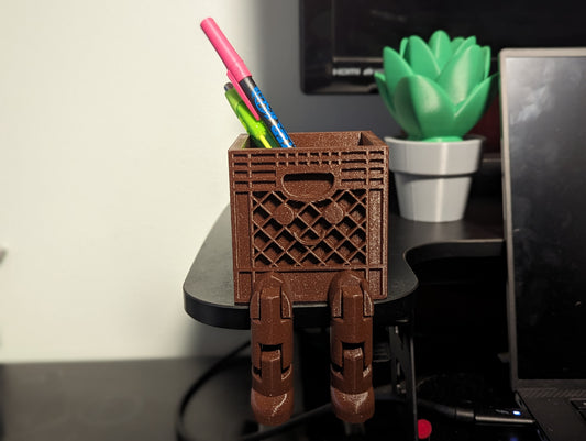 Charming Crate Desk Buddy & Pen Holder