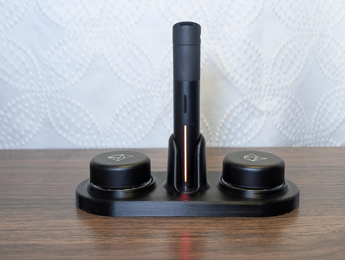 Stand for Puffco Pivot & Glass Jars | Dab Station Organizer | Puffco Accessory Holder | Concentrate Jar Stand | Minimal Display Dock
