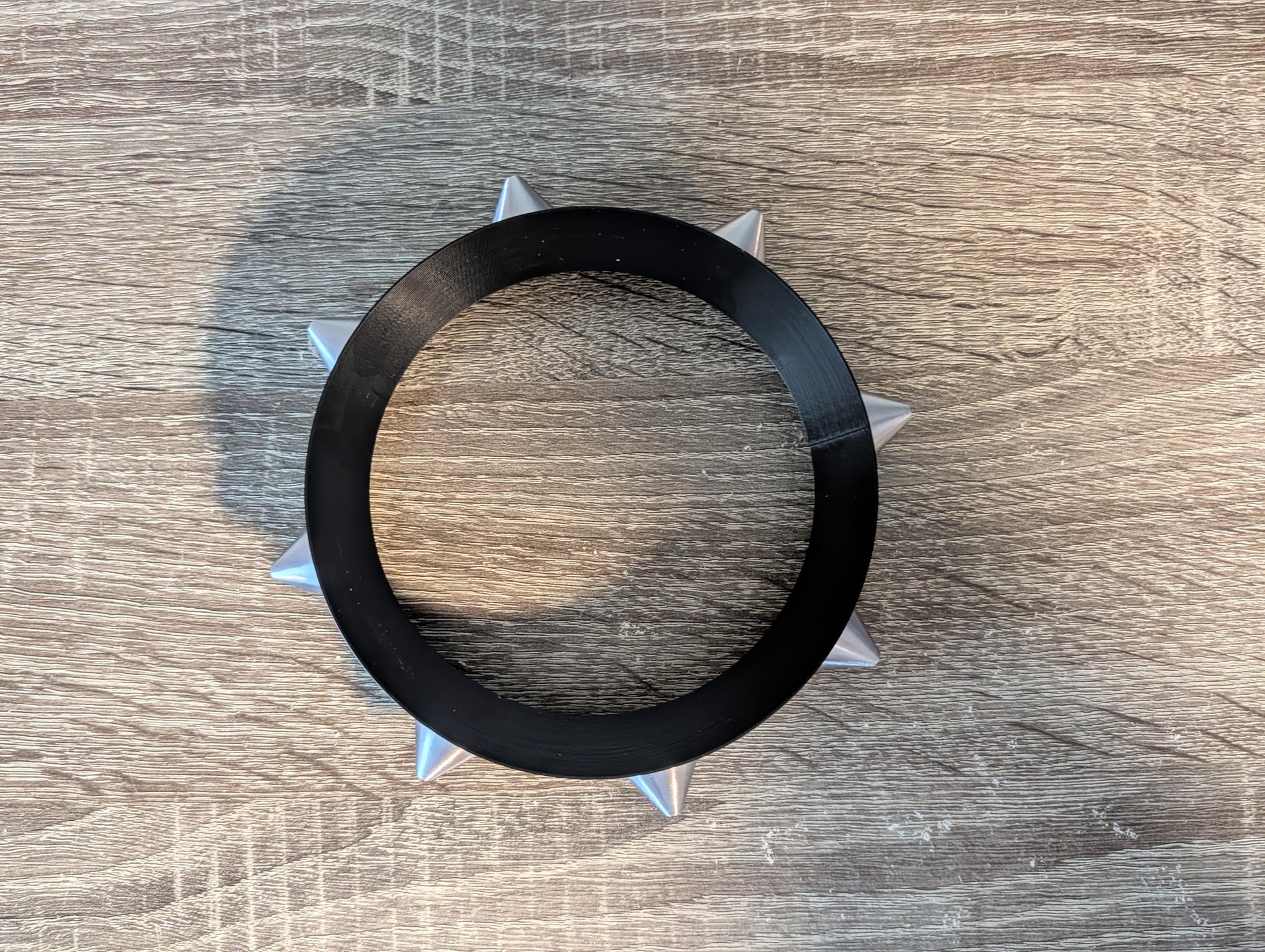 Spiked Bowling Ball Holder – lifestyle display shot