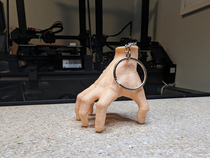 3D Printed Thing Hand Keychain: A Spooky and Fun Accessory for Any Outfit