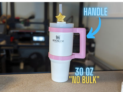 Custom Handle for Stanley 30oz Tumbler - Improved Grip, Reduced Spills