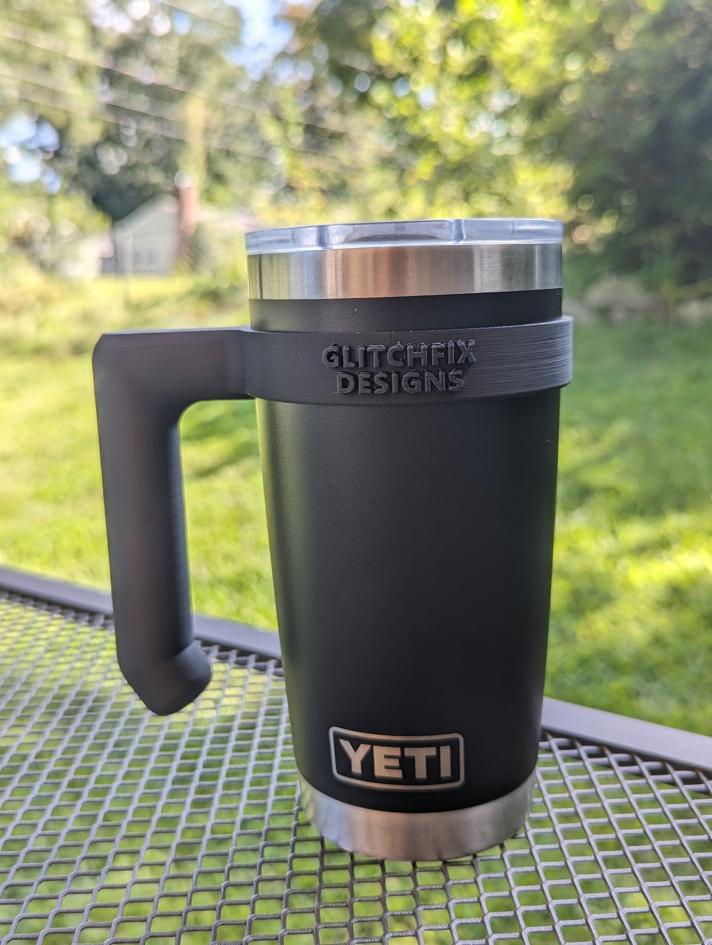 Customizable 3D Printed Handle for Yeti 20oz Tumbler