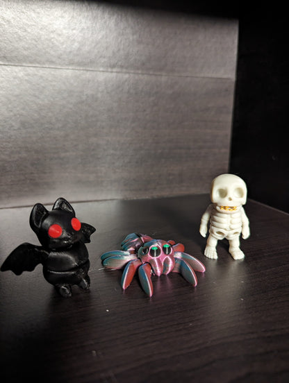 3D Printed Flexi Skeleton - Fidget Sensory - Unique Spookiness by Zou3D