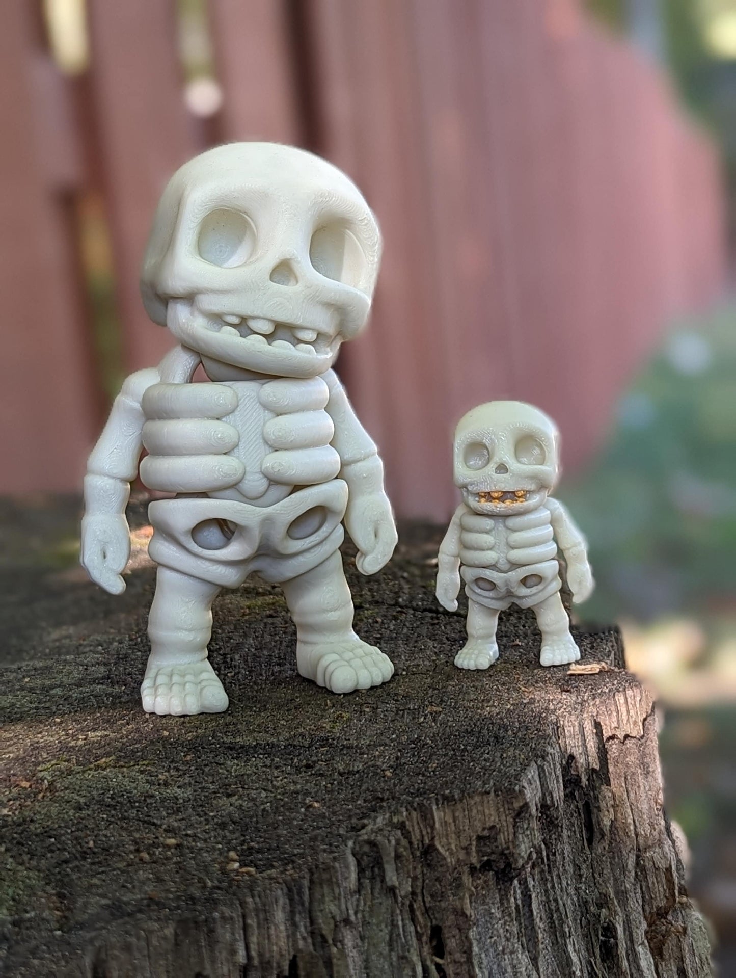 3D Printed Flexi Skeleton - Fidget Sensory - Unique Spookiness by Zou3D