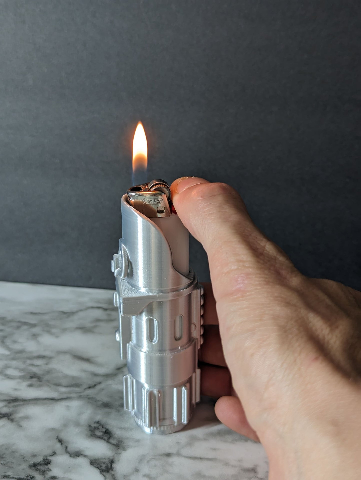 Galactic-Inspired Lighter Sleeve | Custom 3D Printed Lighter Case | Space Fantasy Novelty Gift | Lighter Cover | Unique Stoner Gift